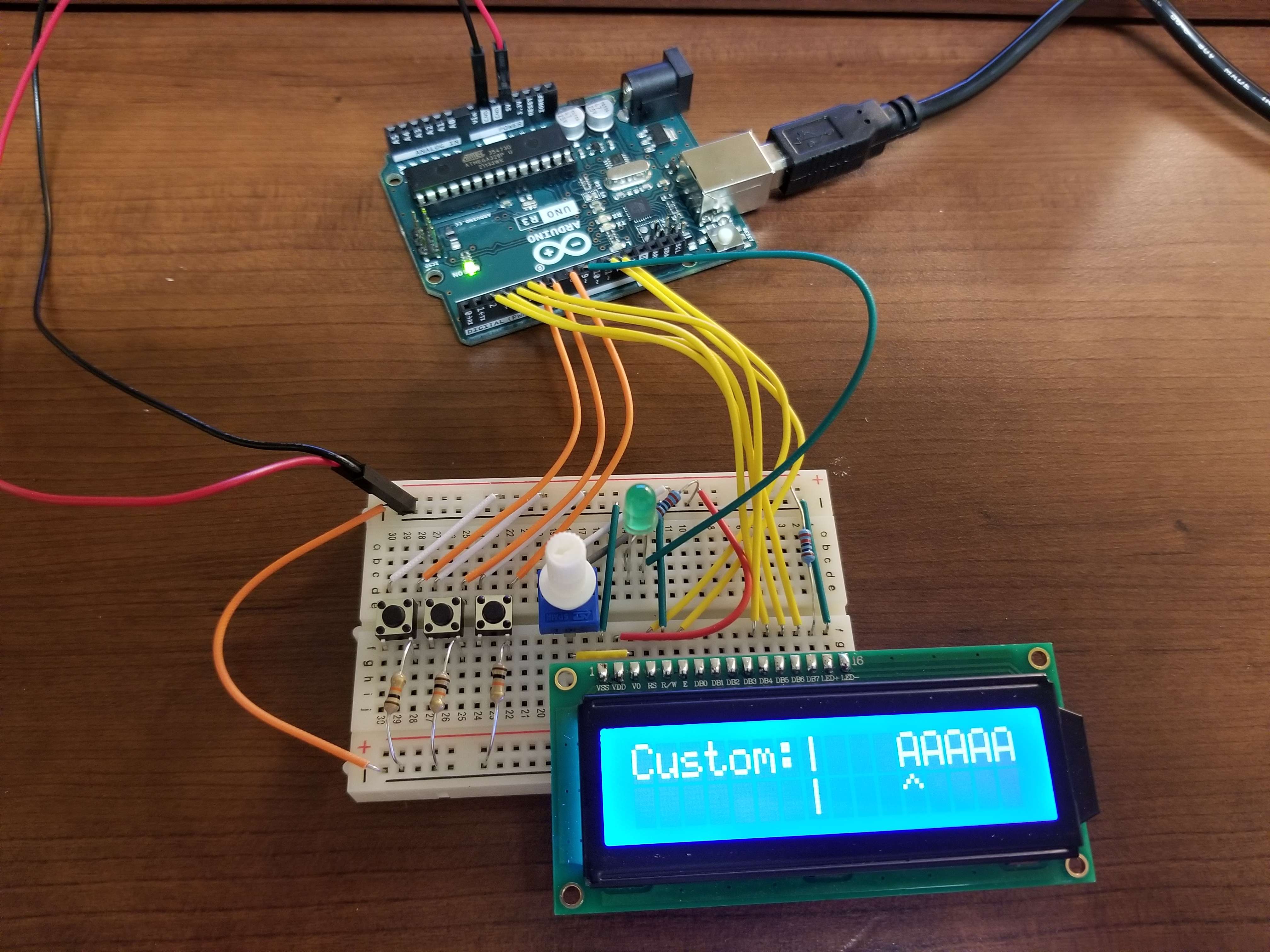 Prototype of the word guessing game