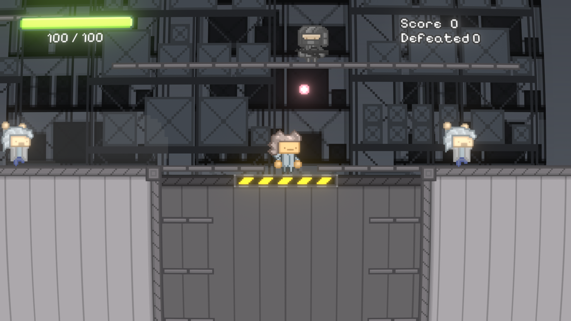 Screenshot of level 1 of the Lab Escape game.